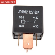 [EGY]Waterproof Heavy Duty Relay 4Pin DC 24V 12V 80A 1912 Automotive Car Relay