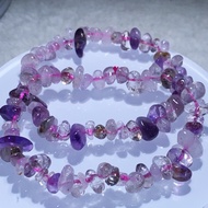 2026 New Style Natural Super Seven-Shaped Bracelet Irregular Seven-Vein Backbone Super Seven Crystal