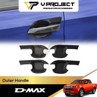 Isuzu D-Max Dmax RG RG01 2021-2025 Outer Side Door Handle Bowl Protector Cover V Project Car Accesso