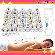 DUBMER Professional Glass Ventosa Therapy Kit for Body Massage and Stress Reduction Treatment