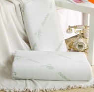 [home furnishing bed goods] 68 Orthopedic Latex 50x30CM Neck Pillow Fiber White Slow Rebound Memory Foam Pillow Cervical Health Care Pain