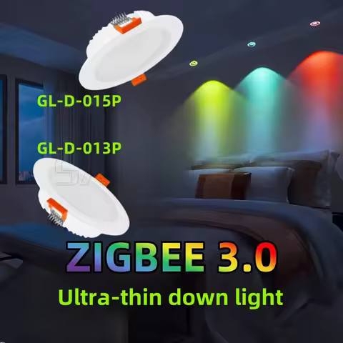 GLEDOPTO GL-D-013P/015P ZigBee3.0 LED Downlight 6/12W 3.5 Inch Smart Ceiling Recessed App Voice Alex