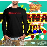 Cimb Bank Logo Long Sleeve Company Shirt