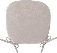 Kawashima LN8001 Selcom Dining Seat Cushion, Beige, 17.7 x 16.9 inches (45 x 43 cm), Made in Japan