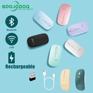 GOOJODOQ Silent Ultra-Thin Wireless Bluetooth Mouse