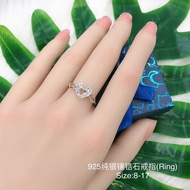 925 Silver stone ring (925 Sterling Silver Square ring/Silver ring for Women)
