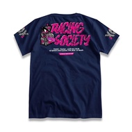 Racing Society Carburetor T-shirt- Distro t-shirt with the word Racing Society Carburetor motif- Men
