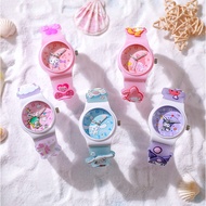 Cinnamoroll Children's Quartz Gift Sanrio Melody Cartoon Student Kuromi Wristwatch Watch Kids