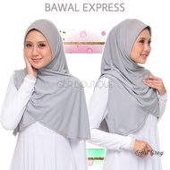 TUDUNG BAWAL EXPRESS / BAWAL INSTANT IRONLESS / INSTANT HIJAB / INSTANT BAWAL / Bawal Instant Murah 