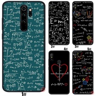 30HE Chemical Maths Equation Formula Love Soft Silicone Phone Cover Case for Xiaomi Redmi Note 7 8 1