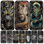 casing for Realme C85 4G 5G RMX5253 dragon right angle soft cover