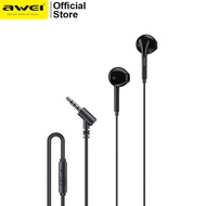 Awei PC-7 In-Ear Wired Earphones 3.5mm Jack Stereo Bass Sound Earphone Headset With Mic 1.2m Excellent Sound Quality