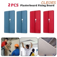 CLEOES 2pcs Ceiling Positioning Plate, Sloped Ceiling Plasterboard Fixing Board, Installation Positi