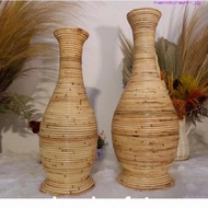 Cover pot / Guci vas bunga rotan / pot bunga kering / pot bunga indoor