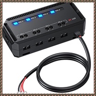 (JPTZ) 12V Fuse Box Universal 20A Automotive Moto Block Fuse LED Indicator Light Heat-Resistant Fuse