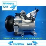 -- DENSO RECOND -- PERODUA MYVI 1.3 2003 FIRST MODAL LAMA  SV07C 4PK ND COMPRESSOR PM-2451