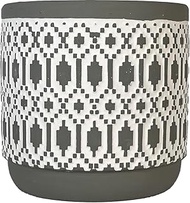 Ceramic Bowl, Stylish, Small, Kikko Pot, Gray, W 4.6 x D 4.6 x H 4.1 inches (118 x 118 x 112 mm)