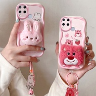 Casing realme c15 Cute Plush phone case for realme c15 case bts