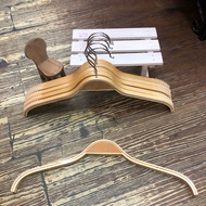 Splint Wooden Hanger 38cm 40cm Anti-Slip Suitable For Wide Collar, Knitwear [Ruixin] hanger baju han