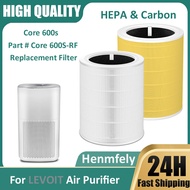 For Levoit Core 600s Replacemet Filter Compatible with LEVOIT Core 600S-RF Smart AIR Purifier