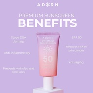 Adorn Premium Sunscreen spf50 - 50grams - New Packaging