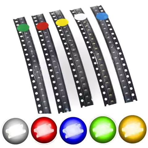 LED 0603(1608)SMD 100pcs 0603(1608)SMD LED Emitting Diode Kit Lamp Chip Light Beads Warm White Red G