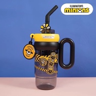 Little Yellow Man Big Eyes Cute Trendy Cool Summer Straw Cup Outdoor Portable Drinking Cup 550ml/1,0