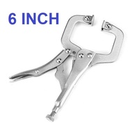 C-shaped Die-Clamp Pliers Size 6 Inch Equivalent to 17cm Heavy Duty with Rotating Pad for Clamping A