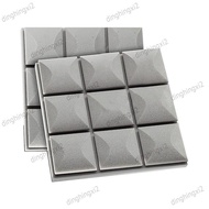 12 PCS Soundproofing Foam Panels, Gray Non-Adhesive Acoustic Foam Panels High Density