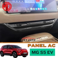 MG S5 EV Carbon Center AC Panel MG S5 EV Accessory/ MG S5 EV AC Cover/ MG S5 Interior Accessories/
