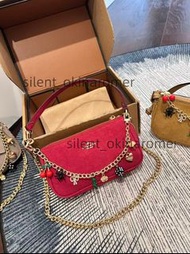 COACH Plaza 小麂皮麻將包