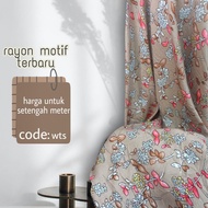 kain rayon viscose premium motif Rosella