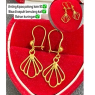 Polong-koin fan earrings 91