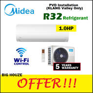 Midea MSMF-13CRN8/MSMF-10CRN8  1.5HP/1.0HP R32 Non-Inverter Air Conditioner / Aircond / Air Cond (PV