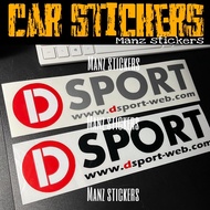D SPORT / CAR STICKER