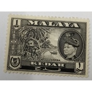 1957 1 cent Kedah mint stamp, Malaya