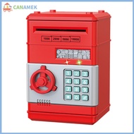 CANAMEK Creative Piggy Bank Automatic Mini Safe Coins Cash Saving Money Box Password Counter Code Ke