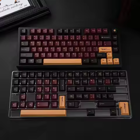 GMK Red Samurai Mechanical Keyboard Keycap Spanish French Russian Arabic Japanese Abnt2 Korean Germa