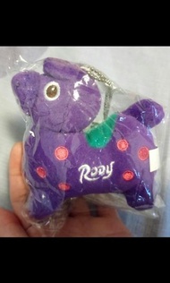 Rody 紫色小馬公仔玩具鎖匙扣 purple horse toy doll keychain