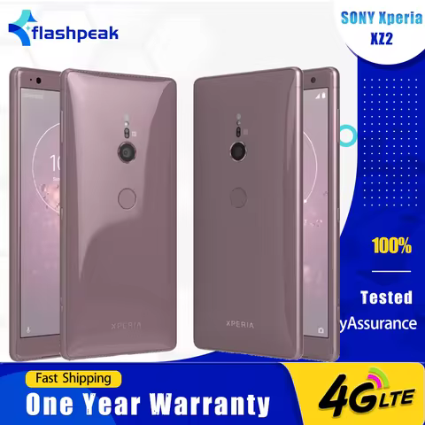Original Sony Xperia XZ2 H8216 H8266 702SO 4G Mobile Phone 4GB+64GB 19MP+5MP 5.7'' Snapdragon 845 An
