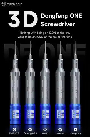 Mechanic 3D Screwdriver Dongfeng ONE Extra Hard S2 Steel Batch Head For IPhone Android Phone Profess