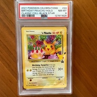 English Version 25th Anniversary Birthday Pikachu [PSA8]
