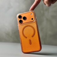 KeePhone Lilian - Glitter Gradient transparent case supports wireless charging for iPhone 17 Pro Max