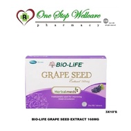 BIO-LIFE GRAPE SEED EXTRACT 168MG 5X10 TABLETS (EXP:10/2027)