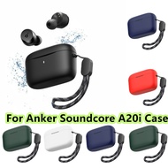 For Anker Soundcore A20i Case Dark Blue & Dark Green Solid Color for Anker Soundcore A20i Casing Sof