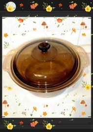 特選聖誕禮物  法國製造  5L  康寧雙耳深鍋 玻璃鍋 康寧煲 康寧鍋 煮食煲 煮食鍋 透明設計 清楚睇到煮食過程 安心又放心 可上明火 明火煮食 Corning Ware Visions Made