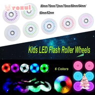 ROXUL 4pcs Roller Wheels Parts Adults Kids 70mm 68mm 64mm 60mm 62mm 80mm 76mm 72mm