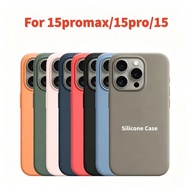 yyyOfficial 1:1 Liquid Silicone Case for IPhone15 Pro Max 15Pro 15 Case for Magsafe Wireless Chargin