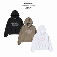 ADLV Twinkle women's cropped Hoodie black/tall/white - Genuine product