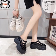 (Worce 1 - 2 Weeks) Women's Microfiber Leather Swimsuit 9CM High Sole SOD790-5180